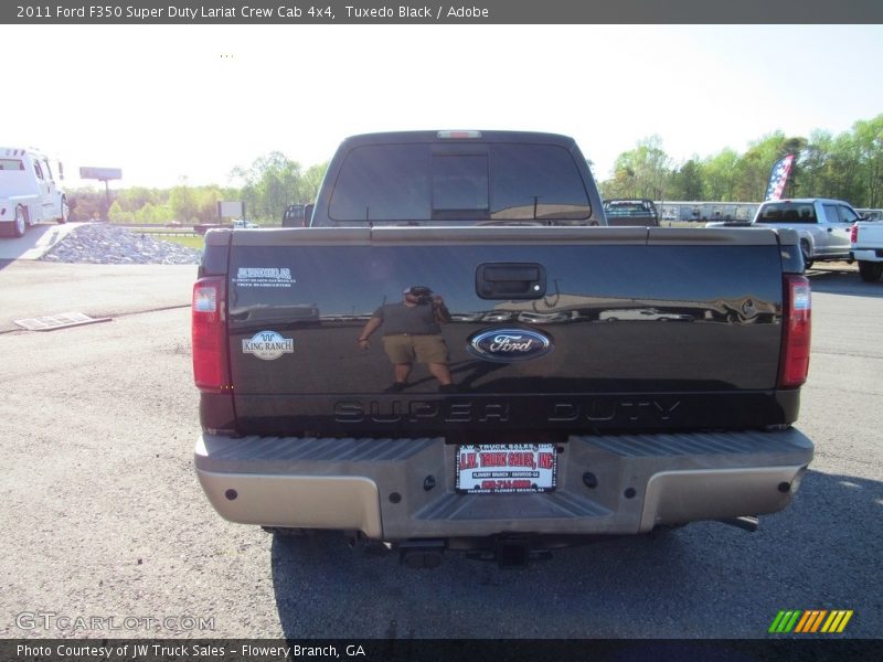 Tuxedo Black / Adobe 2011 Ford F350 Super Duty Lariat Crew Cab 4x4