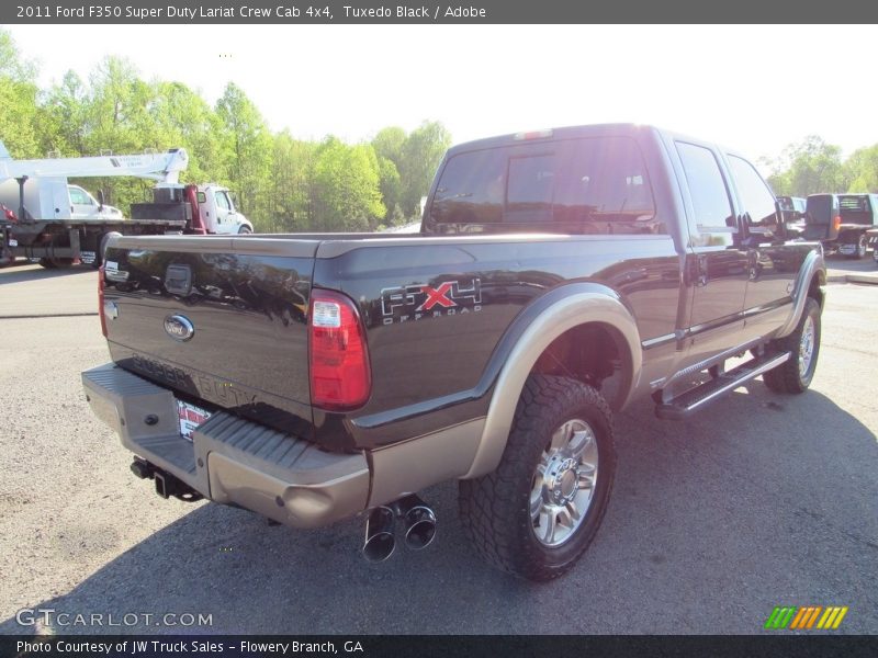 Tuxedo Black / Adobe 2011 Ford F350 Super Duty Lariat Crew Cab 4x4