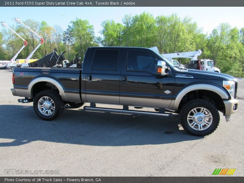 Tuxedo Black / Adobe 2011 Ford F350 Super Duty Lariat Crew Cab 4x4