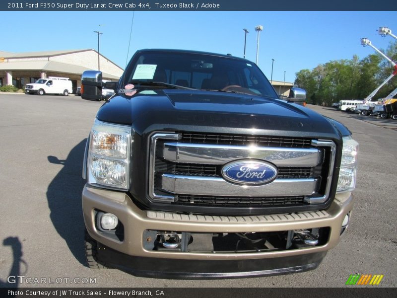 Tuxedo Black / Adobe 2011 Ford F350 Super Duty Lariat Crew Cab 4x4