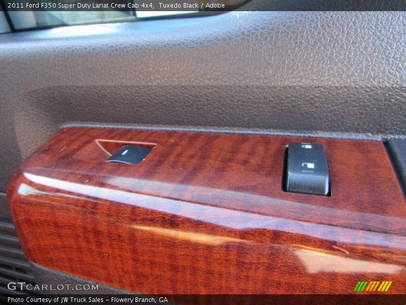 Tuxedo Black / Adobe 2011 Ford F350 Super Duty Lariat Crew Cab 4x4