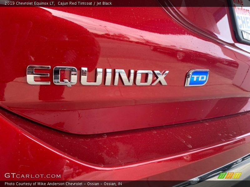 Cajun Red Tintcoat / Jet Black 2019 Chevrolet Equinox LT