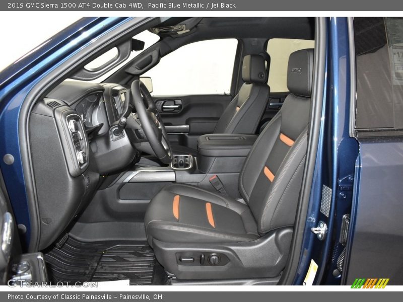 Pacific Blue Metallic / Jet Black 2019 GMC Sierra 1500 AT4 Double Cab 4WD