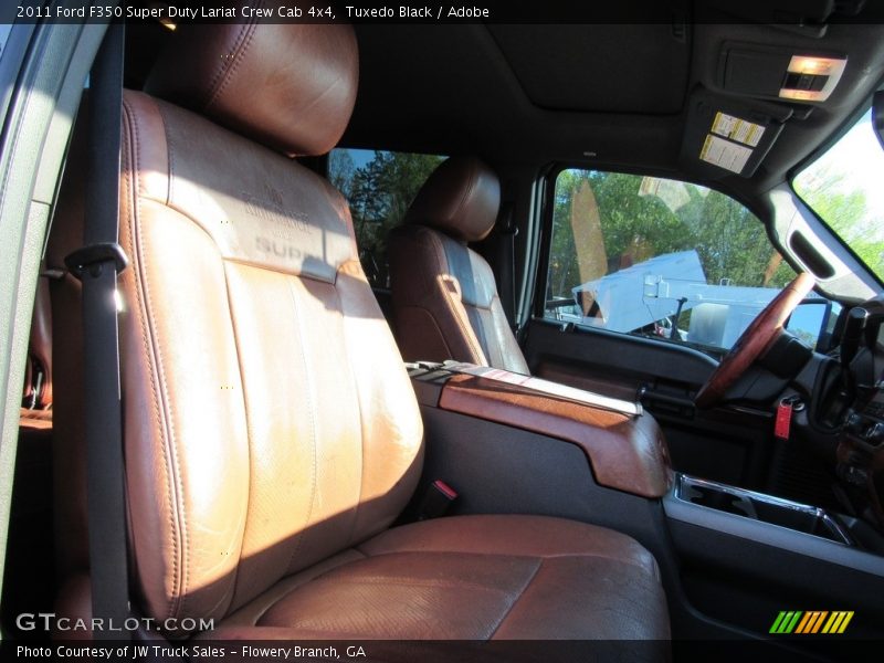 Tuxedo Black / Adobe 2011 Ford F350 Super Duty Lariat Crew Cab 4x4