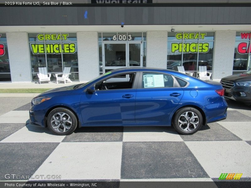 Sea Blue / Black 2019 Kia Forte LXS