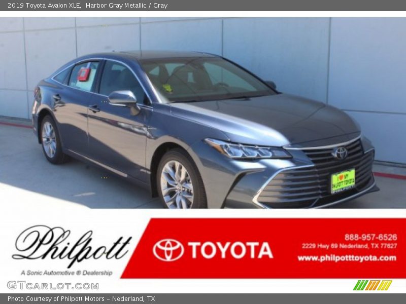 Harbor Gray Metallic / Gray 2019 Toyota Avalon XLE