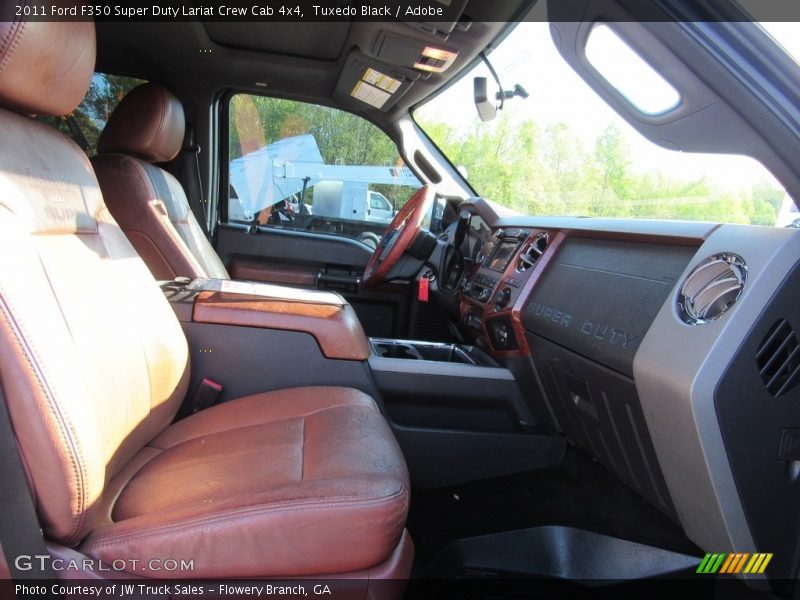 Tuxedo Black / Adobe 2011 Ford F350 Super Duty Lariat Crew Cab 4x4