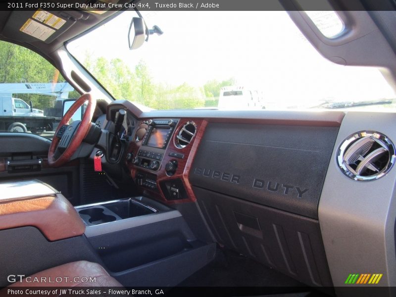 Tuxedo Black / Adobe 2011 Ford F350 Super Duty Lariat Crew Cab 4x4