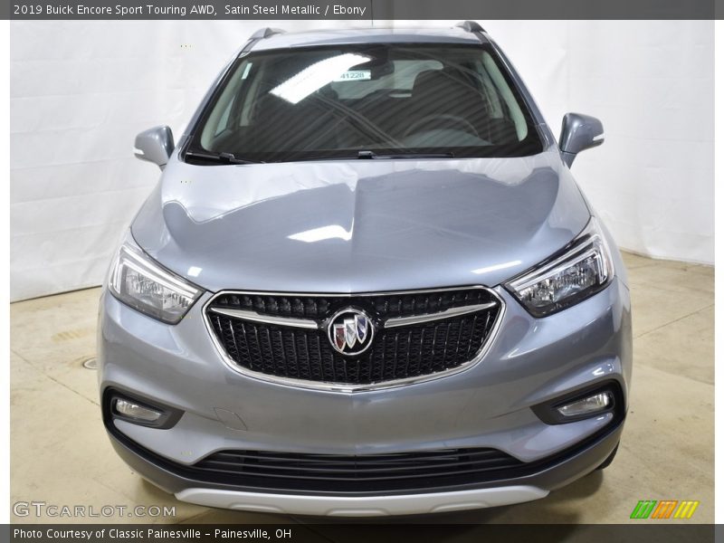 Satin Steel Metallic / Ebony 2019 Buick Encore Sport Touring AWD