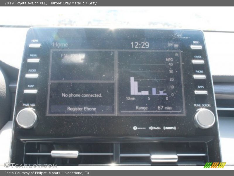 Harbor Gray Metallic / Gray 2019 Toyota Avalon XLE
