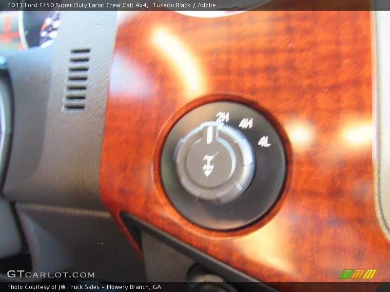 Tuxedo Black / Adobe 2011 Ford F350 Super Duty Lariat Crew Cab 4x4