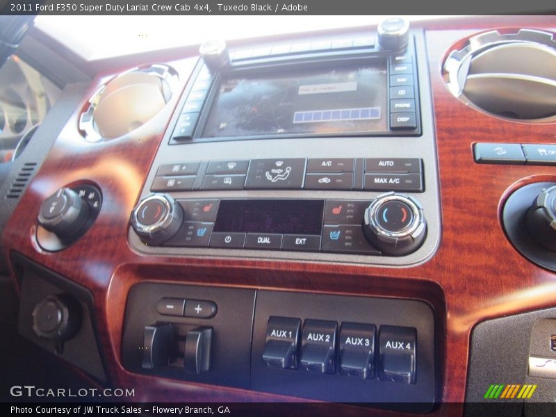 Tuxedo Black / Adobe 2011 Ford F350 Super Duty Lariat Crew Cab 4x4