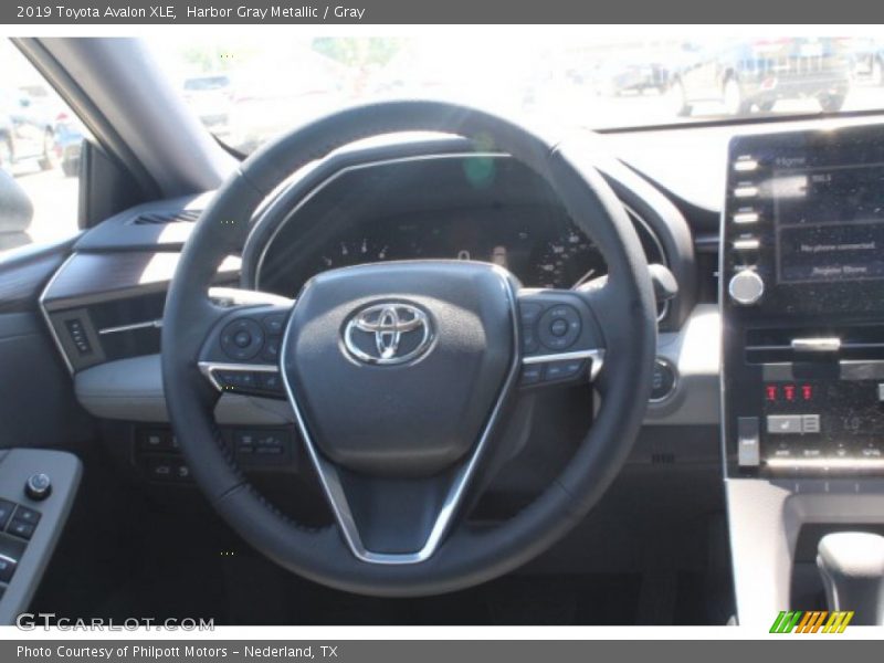 Harbor Gray Metallic / Gray 2019 Toyota Avalon XLE