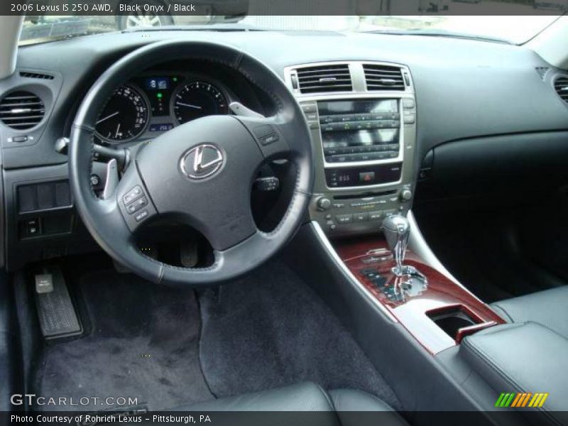 Black Onyx / Black 2006 Lexus IS 250 AWD