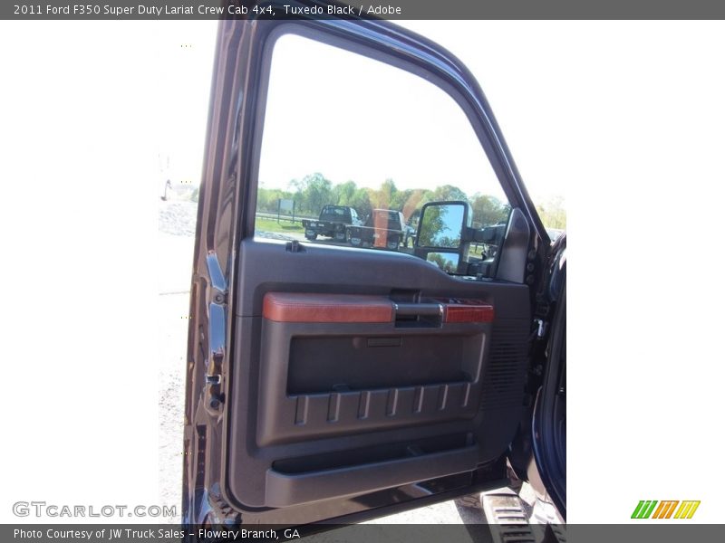 Tuxedo Black / Adobe 2011 Ford F350 Super Duty Lariat Crew Cab 4x4