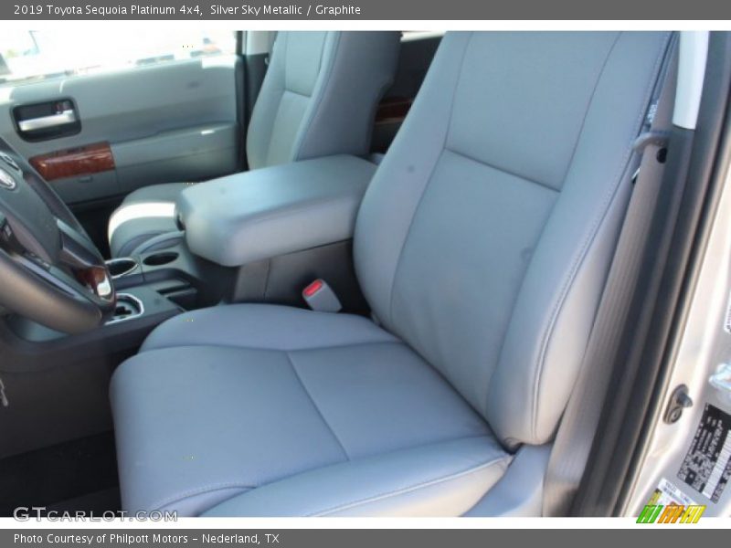 Silver Sky Metallic / Graphite 2019 Toyota Sequoia Platinum 4x4