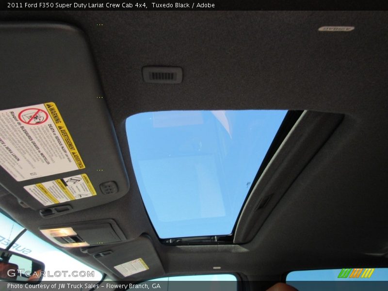 Tuxedo Black / Adobe 2011 Ford F350 Super Duty Lariat Crew Cab 4x4