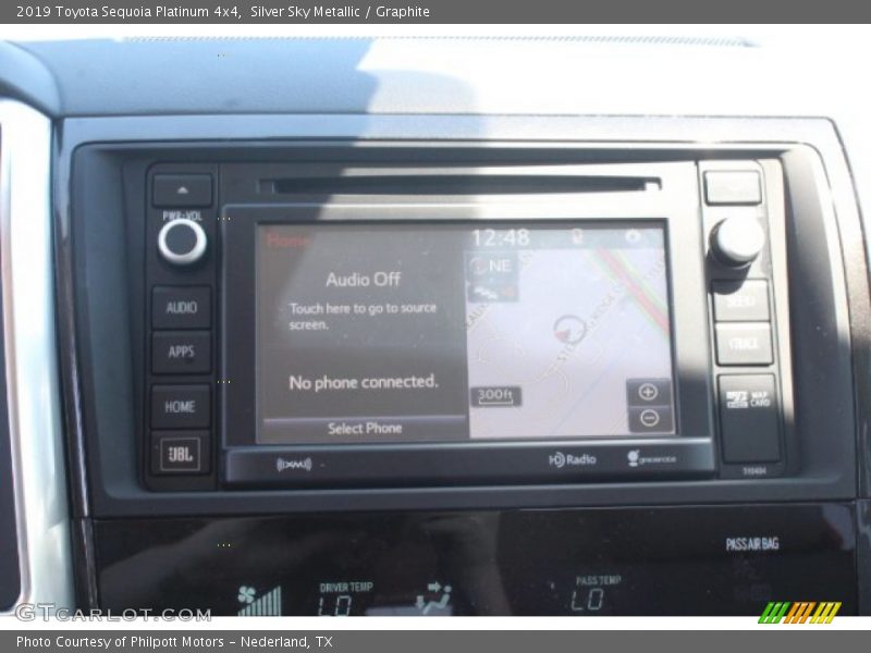 Silver Sky Metallic / Graphite 2019 Toyota Sequoia Platinum 4x4