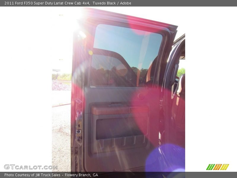 Tuxedo Black / Adobe 2011 Ford F350 Super Duty Lariat Crew Cab 4x4