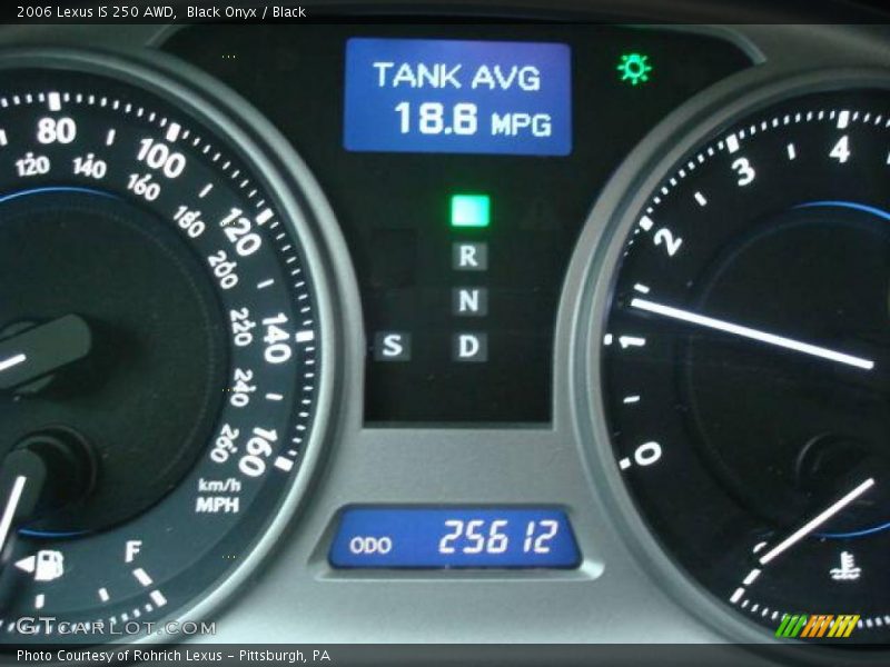 Black Onyx / Black 2006 Lexus IS 250 AWD