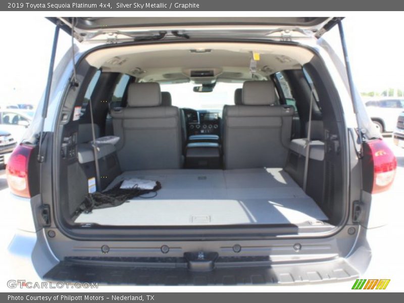 Silver Sky Metallic / Graphite 2019 Toyota Sequoia Platinum 4x4