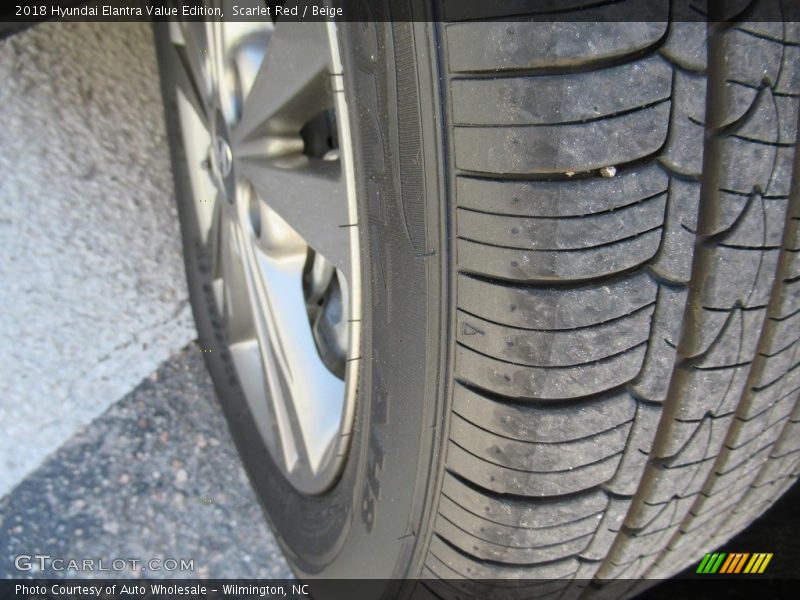 Scarlet Red / Beige 2018 Hyundai Elantra Value Edition