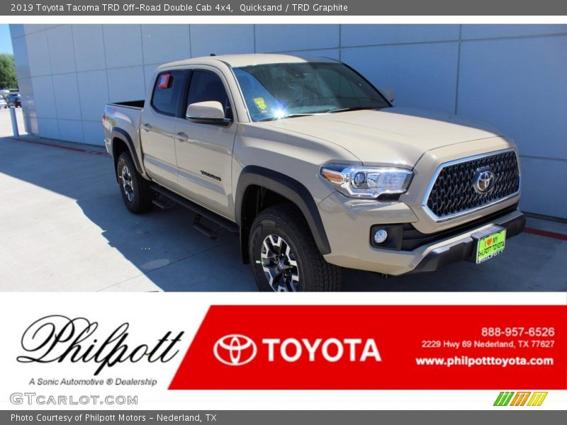 Quicksand / TRD Graphite 2019 Toyota Tacoma TRD Off-Road Double Cab 4x4