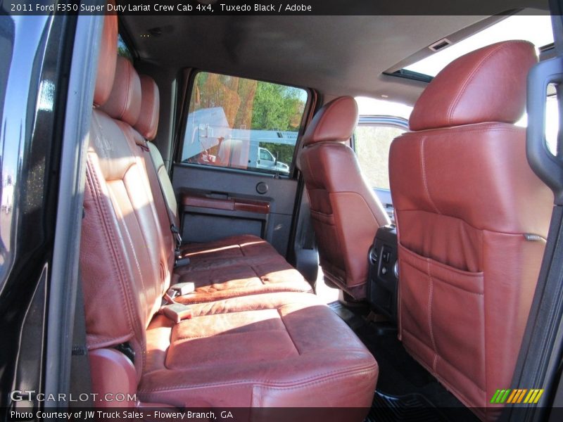 Tuxedo Black / Adobe 2011 Ford F350 Super Duty Lariat Crew Cab 4x4
