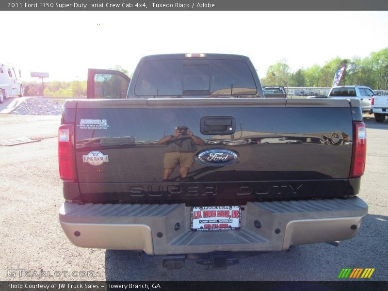 Tuxedo Black / Adobe 2011 Ford F350 Super Duty Lariat Crew Cab 4x4