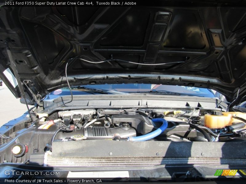 Tuxedo Black / Adobe 2011 Ford F350 Super Duty Lariat Crew Cab 4x4