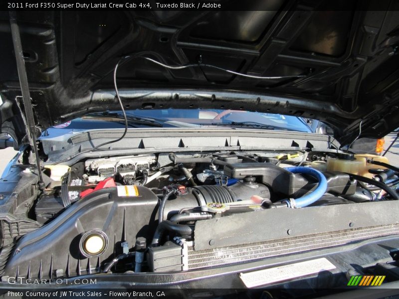 Tuxedo Black / Adobe 2011 Ford F350 Super Duty Lariat Crew Cab 4x4