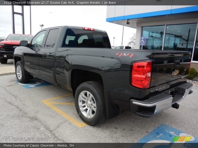 Graphite Metallic / Jet Black 2019 Chevrolet Silverado LD LT Double Cab 4x4