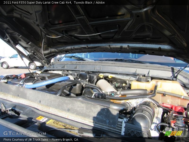 Tuxedo Black / Adobe 2011 Ford F350 Super Duty Lariat Crew Cab 4x4