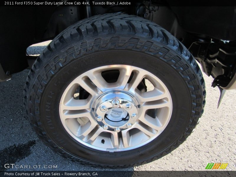Tuxedo Black / Adobe 2011 Ford F350 Super Duty Lariat Crew Cab 4x4