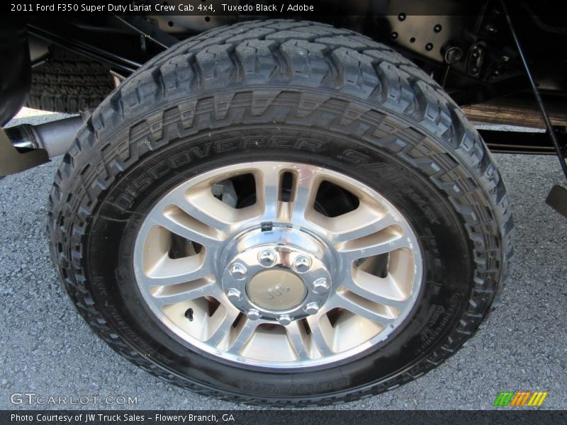 Tuxedo Black / Adobe 2011 Ford F350 Super Duty Lariat Crew Cab 4x4