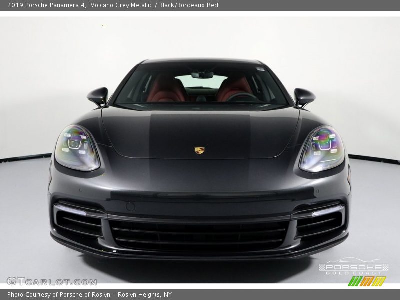 Volcano Grey Metallic / Black/Bordeaux Red 2019 Porsche Panamera 4