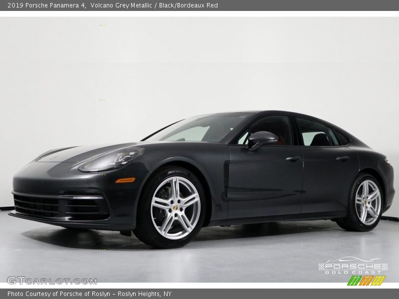 Volcano Grey Metallic / Black/Bordeaux Red 2019 Porsche Panamera 4