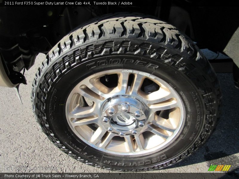 Tuxedo Black / Adobe 2011 Ford F350 Super Duty Lariat Crew Cab 4x4