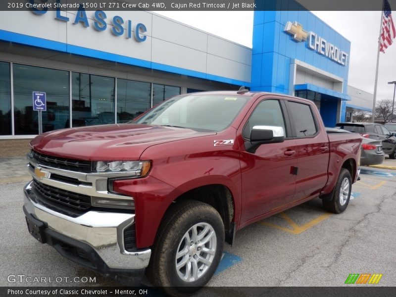 Cajun Red Tintcoat / Jet Black 2019 Chevrolet Silverado 1500 LT Z71 Crew Cab 4WD