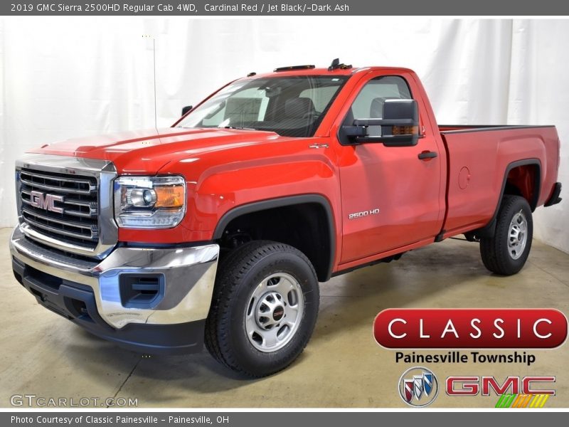 Cardinal Red / Jet Black/­Dark Ash 2019 GMC Sierra 2500HD Regular Cab 4WD
