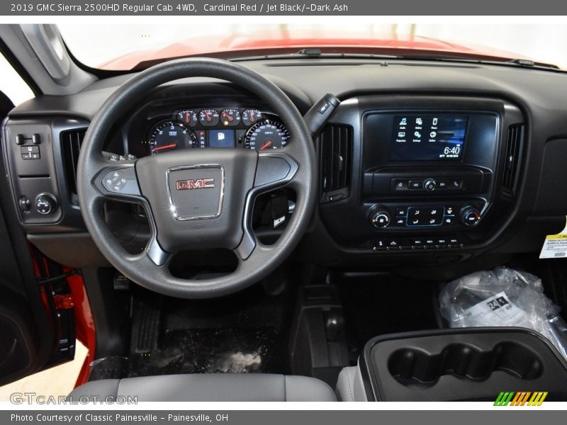 Dashboard of 2019 Sierra 2500HD Regular Cab 4WD