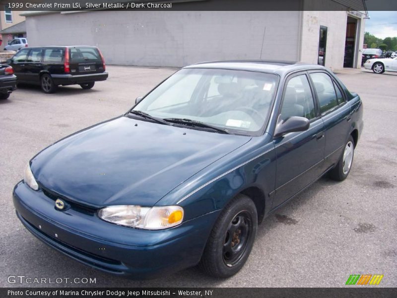 Silver Metallic / Dark Charcoal 1999 Chevrolet Prizm LSi