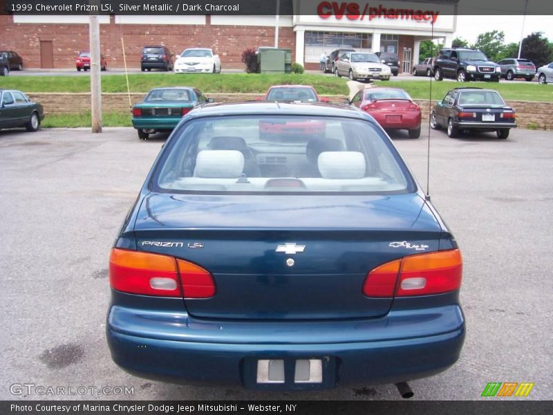 Silver Metallic / Dark Charcoal 1999 Chevrolet Prizm LSi