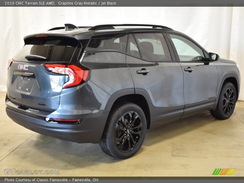 Graphite Gray Metallic / Jet Black 2019 GMC Terrain SLE AWD