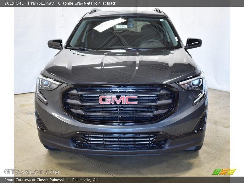 Graphite Gray Metallic / Jet Black 2019 GMC Terrain SLE AWD