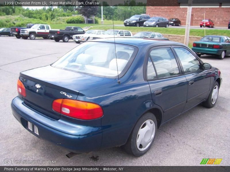 Silver Metallic / Dark Charcoal 1999 Chevrolet Prizm LSi