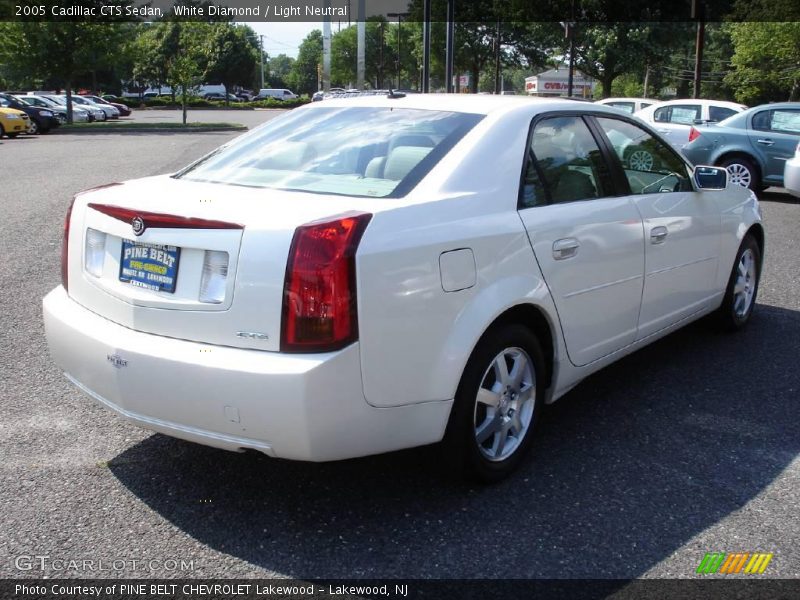White Diamond / Light Neutral 2005 Cadillac CTS Sedan