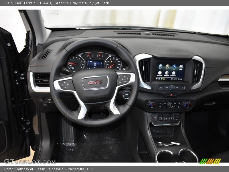 Graphite Gray Metallic / Jet Black 2019 GMC Terrain SLE AWD