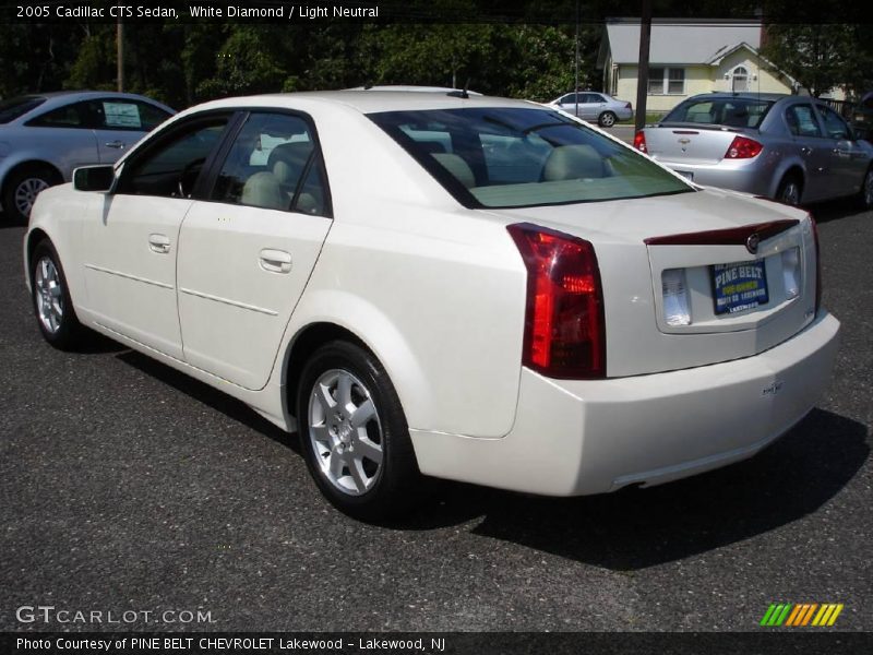 White Diamond / Light Neutral 2005 Cadillac CTS Sedan