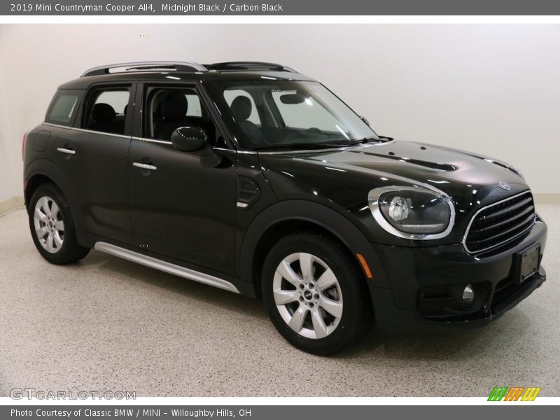 Midnight Black / Carbon Black 2019 Mini Countryman Cooper All4